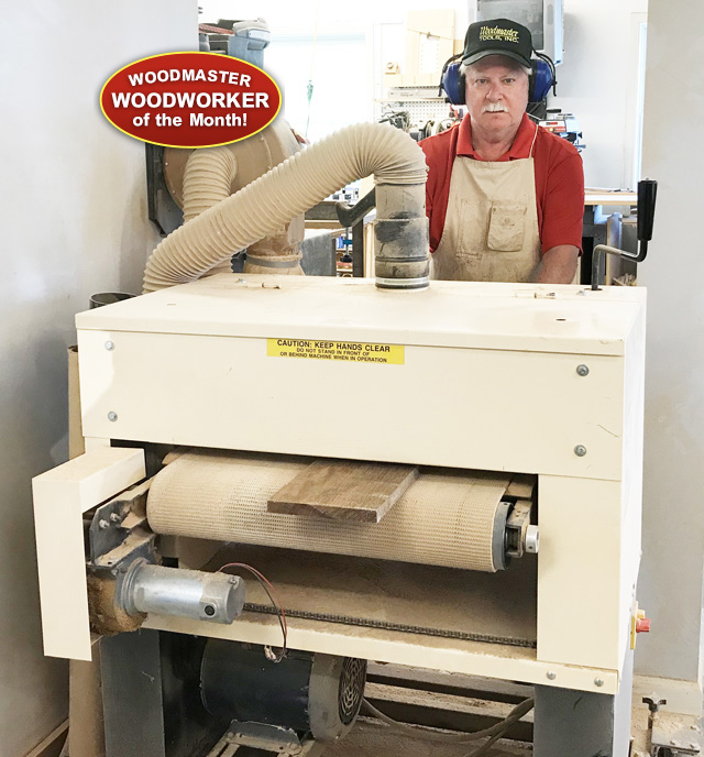 A drum sander’s the only way to get this kind of precision