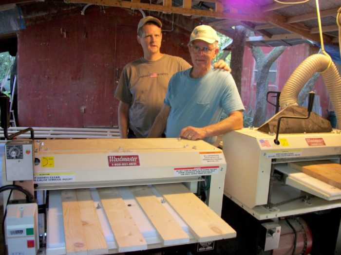 EVEN IN THE FACE OF ADVERSITY this father & son team built a successful woodworking business.